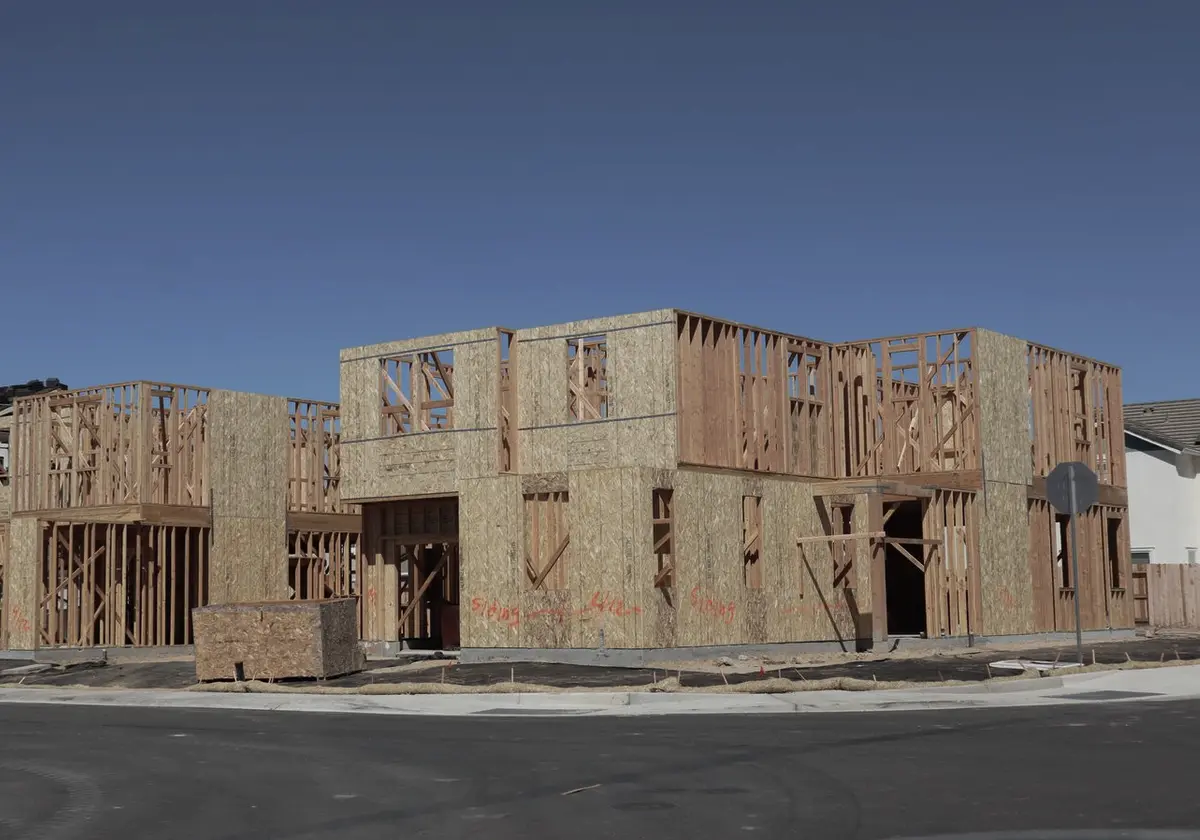 New-construction framing site